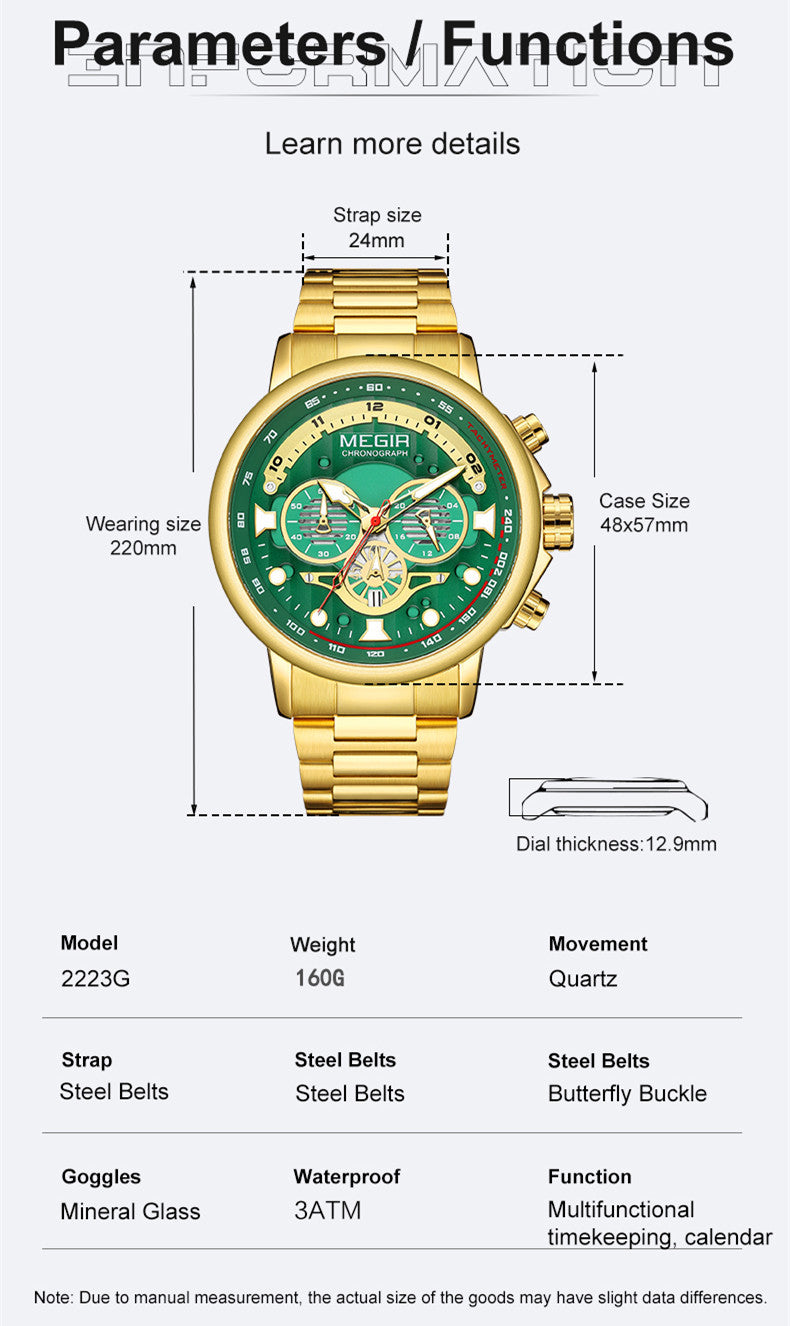 Titan – Grande montre chronographe homme, bracelet acier